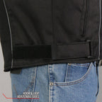 Hot Leathers Men's Air Shift Armored Mesh Motorcycle Jacket - JKM1025