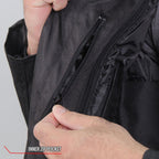 Hot Leathers Men's Air Shift Armored Mesh Motorcycle Jacket - JKM1025
