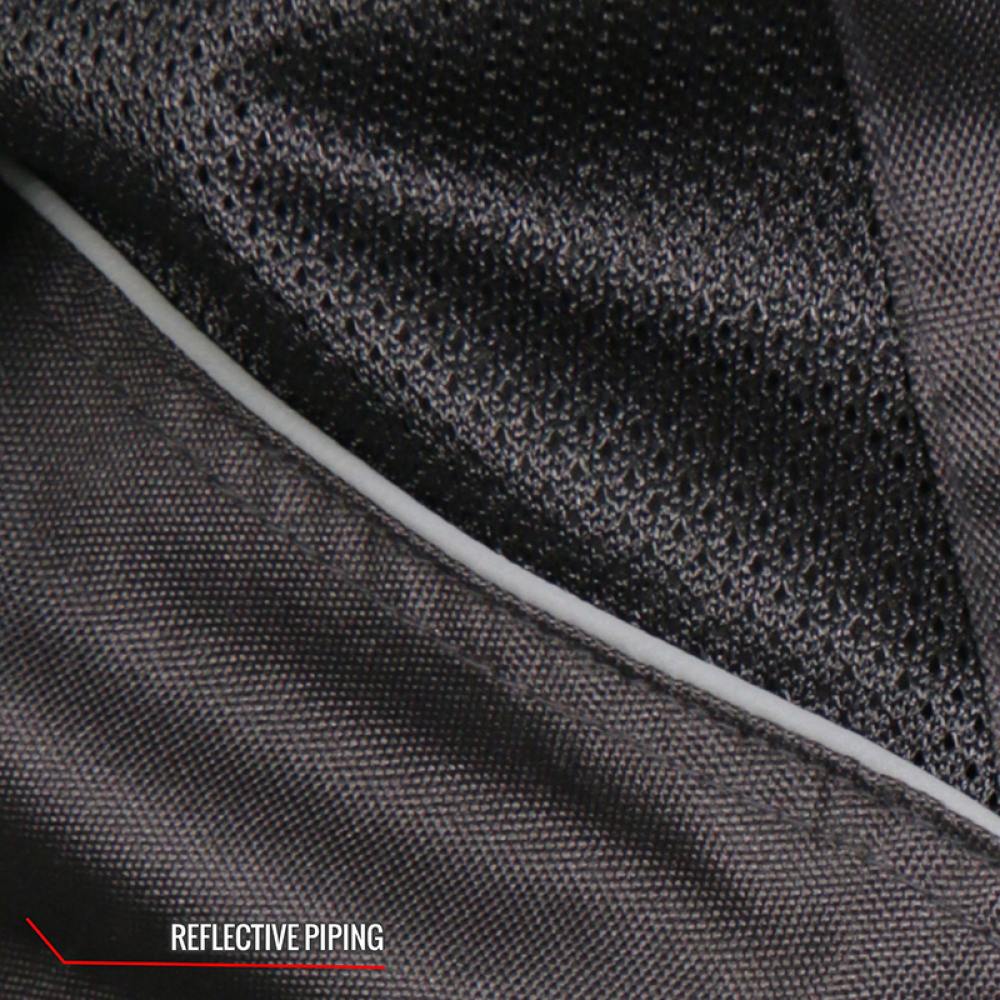 Hot Leathers Men's Air Shift Armored Mesh Motorcycle Jacket - JKM1025