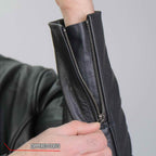 Hot Leathers Men's Cutline Leather Motorcycle Jacket - JKM1027