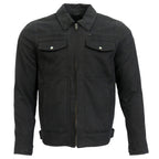 Hot Leathers Men's Rail Yard Denim Shirt Jacket - JKM6001