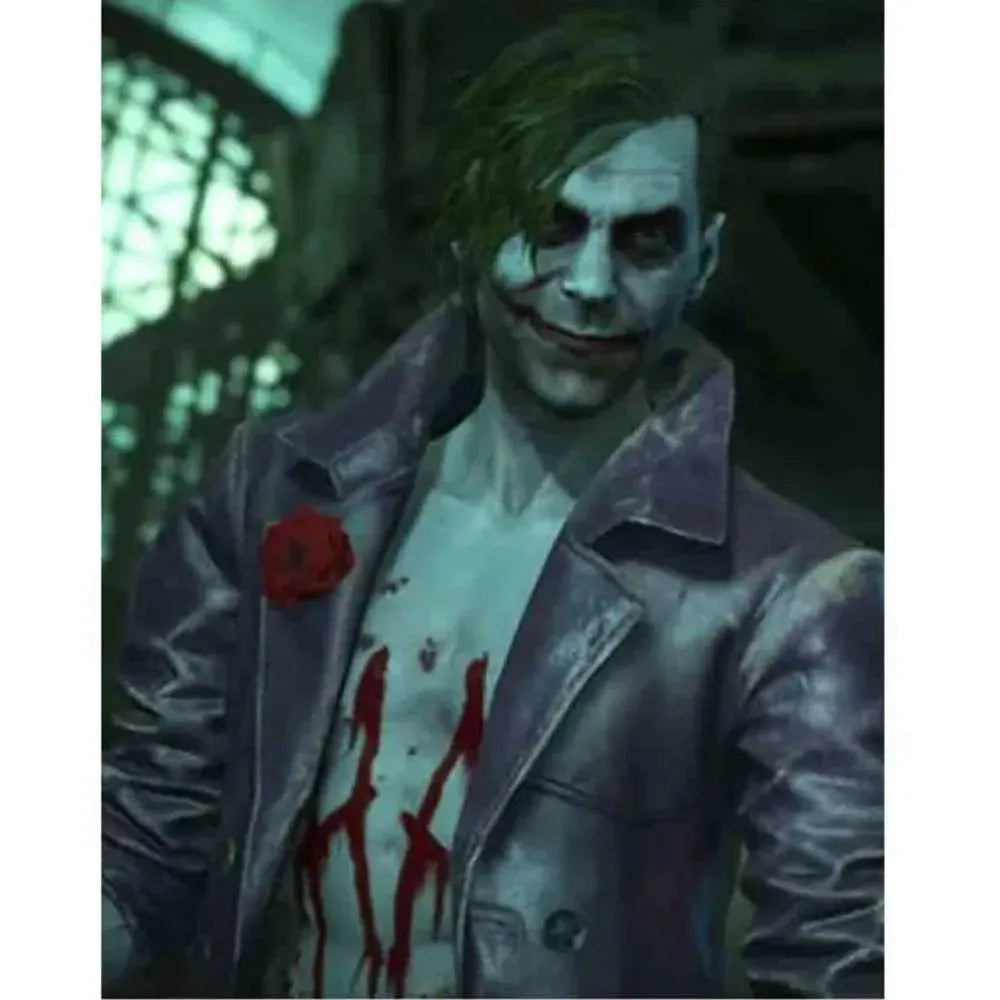Injustice 2 Purple Leather Coat