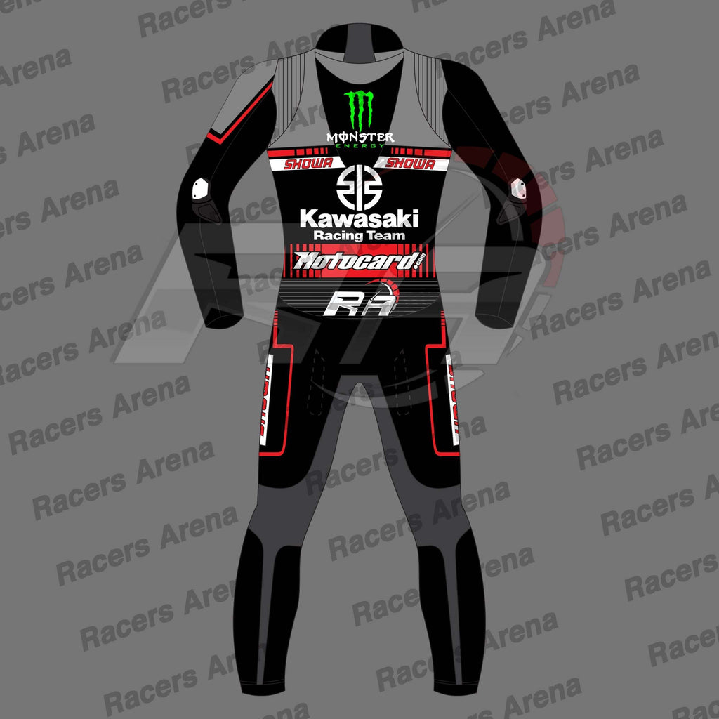 Jonathan Rea Grey Leather Suit Kawasaki WSBK 2021