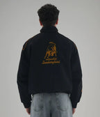 Lamborghini Vintage F1 Racing Jacket – Embroidered Bull Edition