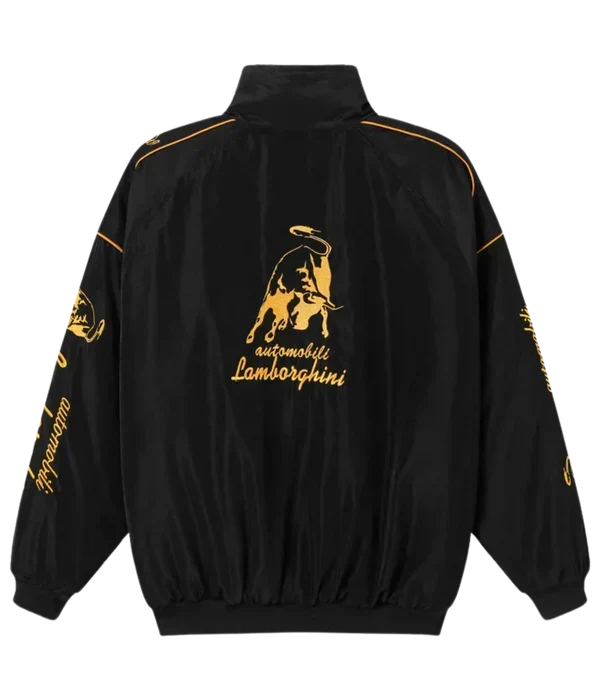 Lamborghini Vintage F1 Racing Jacket – Embroidered Bull Edition