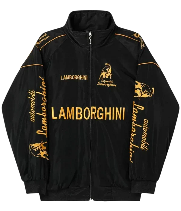 Lamborghini Vintage F1 Racing Jacket – Embroidered Bull Edition