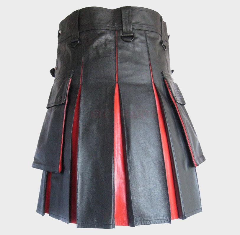 Leather Hybrid Kilt