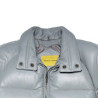 Authentic Double Goose Classic V-Bomber Leather Jacket | Light Grey