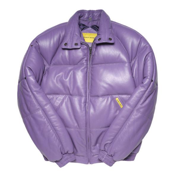 Double Goose Country Purple Leather Jacket
