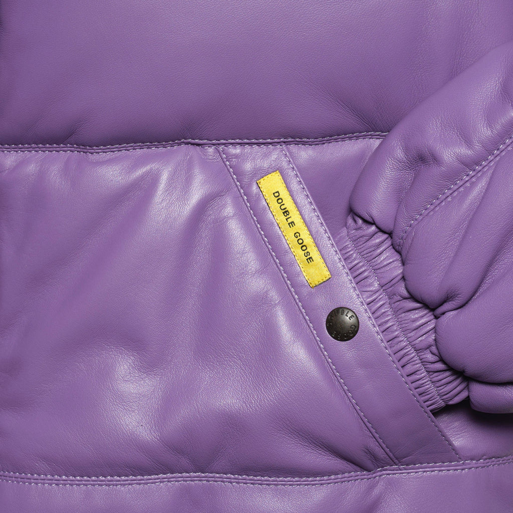 Double Goose Country Purple Leather Jacket