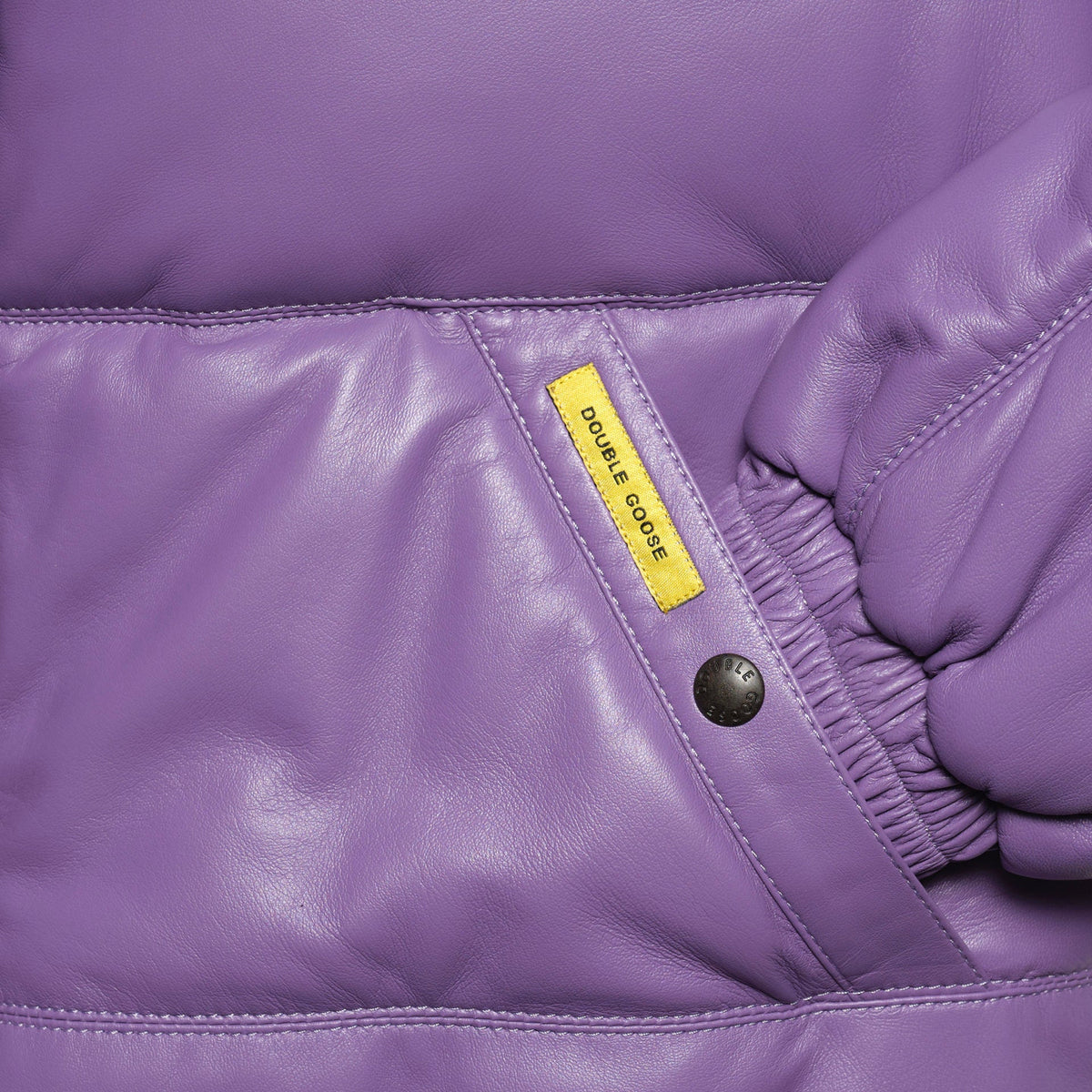Double Goose Country Purple Leather Jacket