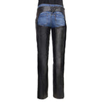 Milwaukee Leather Women's Leather Motorcycle Chaps w/ Embroidery Detail, Adjustable Fit Riding Gear - LKL16703