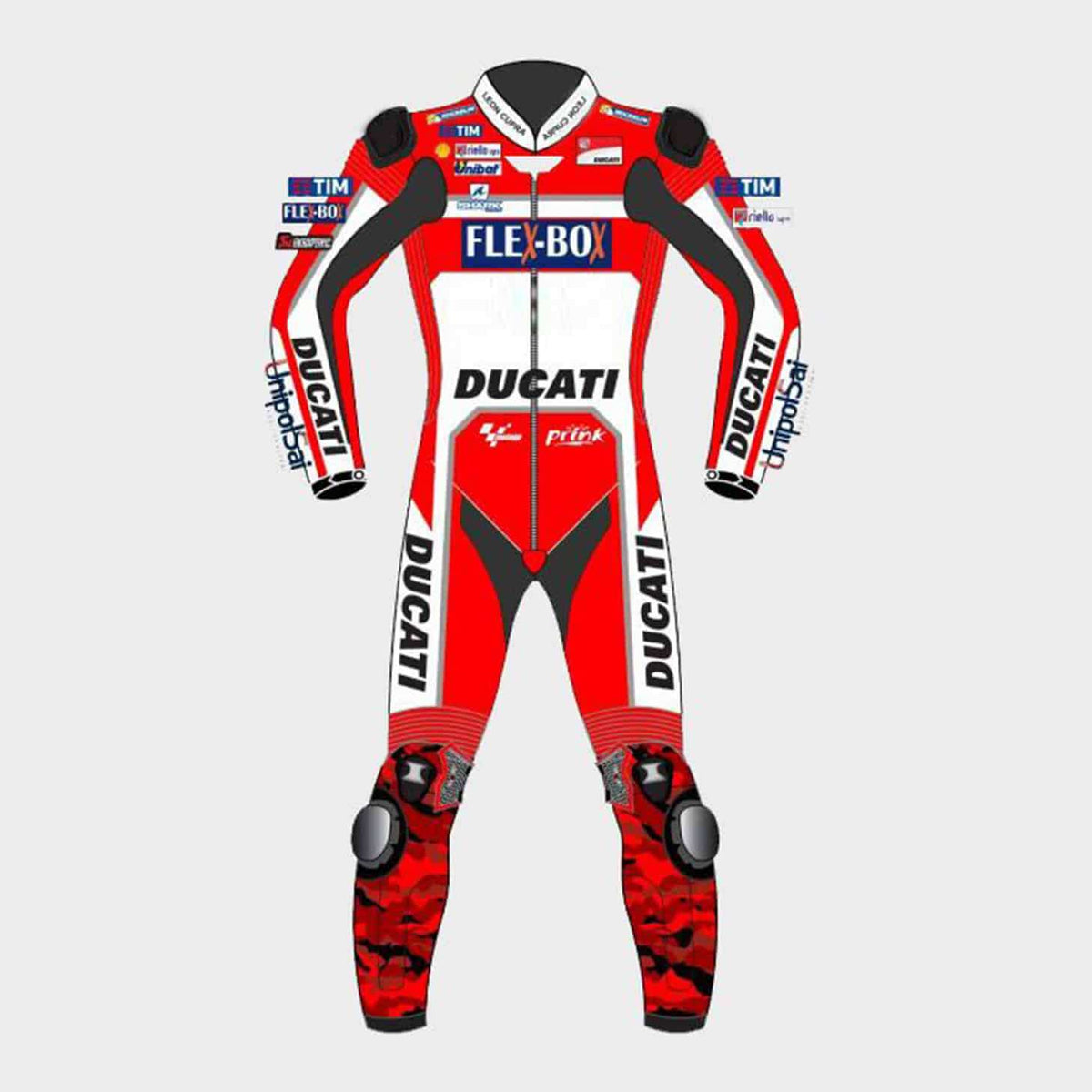 Lorenzo Ducati Motorcycle Leather Suit 2017