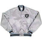 Los Angeles Raiders Starter Black Satin Bomber Jacket