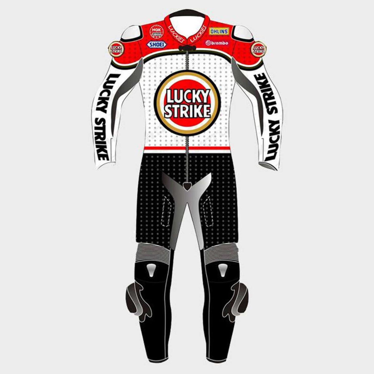 Lucky Strike Motorcycle Leather Suit