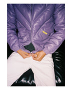 Double Goose Country Purple Leather Jacket
