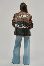 Marlboro Racing Leather Jacket - Brown Edition
