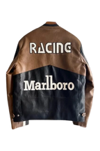 Marlboro Racing Leather Jacket - Brown Edition