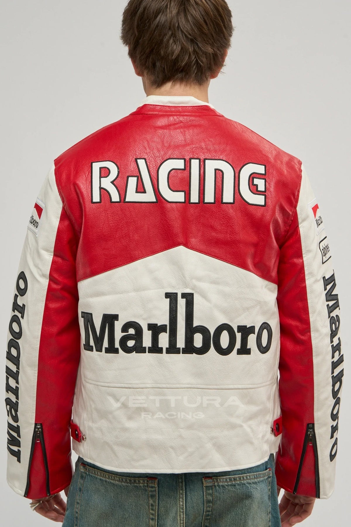Marlboro Racing Leather Jacket - Classic Edition
