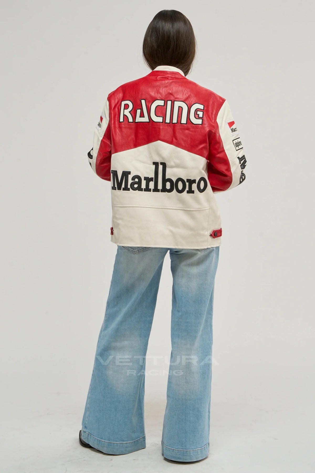 Marlboro Racing Leather Jacket - Classic Edition