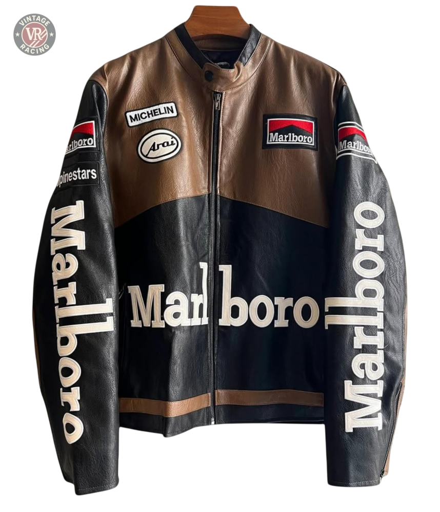 Marlboro Racing Leather Jacket - Retro Edition