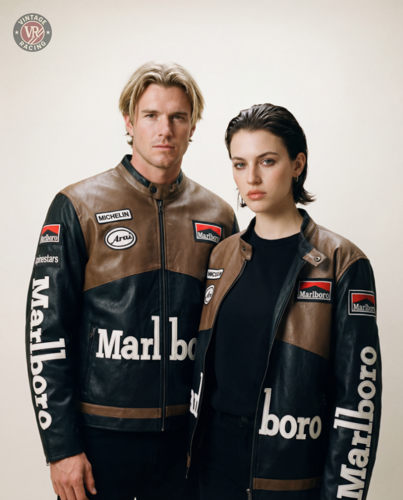 Marlboro Racing Leather Jacket - Retro Edition
