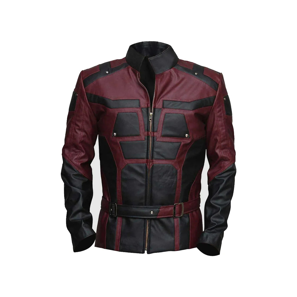 Charlie Cox Captain Marvel Cafe Racer Jacket