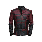 Charlie Cox Captain Marvel Cafe Racer Jacket