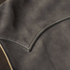 Men’s Charcoal Nubuck Cowboy Vest