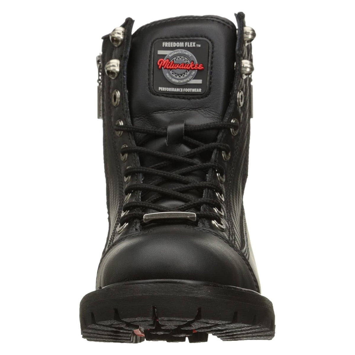 MMCC Women's Accelator Black Leather Motorcycle Boots - MB208