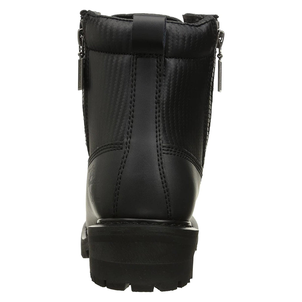 MMCC Women's Accelator Black Leather Motorcycle Boots - MB208