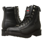 MMCC Women's Accelator Black Leather Motorcycle Boots - MB208