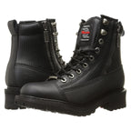 MMCC Women's Accelator Black Leather Motorcycle Boots - MB208