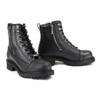 MMCC MB408 Men's Accelerator Black Leather Biker Boots - Riding Footwear