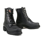 MMCC Men's Trooper Black Leather Motorcycle Boots - MB416