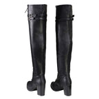 Milwaukee Leather MBL9424 Women's Black Above the Knee Lace-Up Fashion Casual Boots