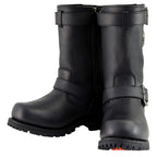 Milwaukee Leather Men's Axle Classic Black 11-Inch Engineer Motorcycle Leather Boots MBM9020