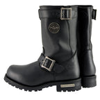 Milwaukee Leather Men's Axle Classic Black 11-Inch Engineer Motorcycle Leather Boots MBM9020