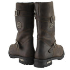 Milwaukee Leather MBM9063 Men's Classic Distressed Brown Leather Motorcycle Engineer Riding Biker Boots