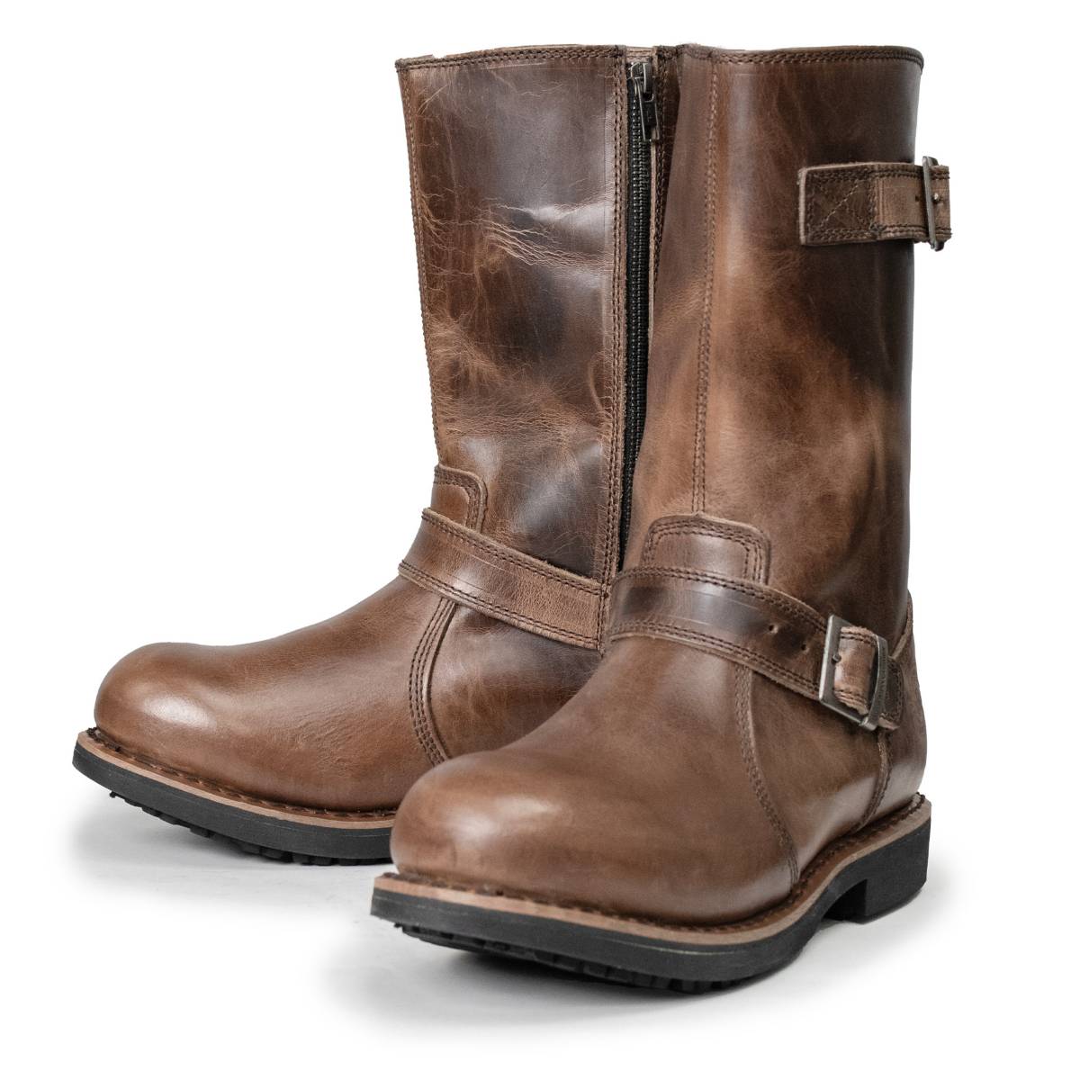 Milwaukee Leather MBM9064 Men's Antique Ridge Classic Brown Engineer Motorcycle Boots