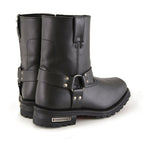 Milwaukee Leather Men's Outback Harness Motorcycle Boots - Full Grain Leather Riding Boots - MBM9068