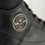 Milwaukee Leather MBM9081 Men’s Black Leather Military and Tactical Style Biker Riding Boots