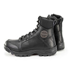 Milwaukee Leather MBM9081 Men’s Black Leather Military and Tactical Style Biker Riding Boots