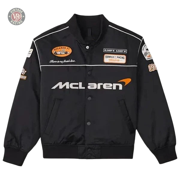 McLaren Vintage Bomber Jacket - Black