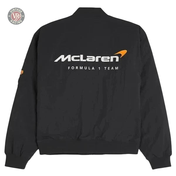 McLaren Vintage Bomber Jacket - Black