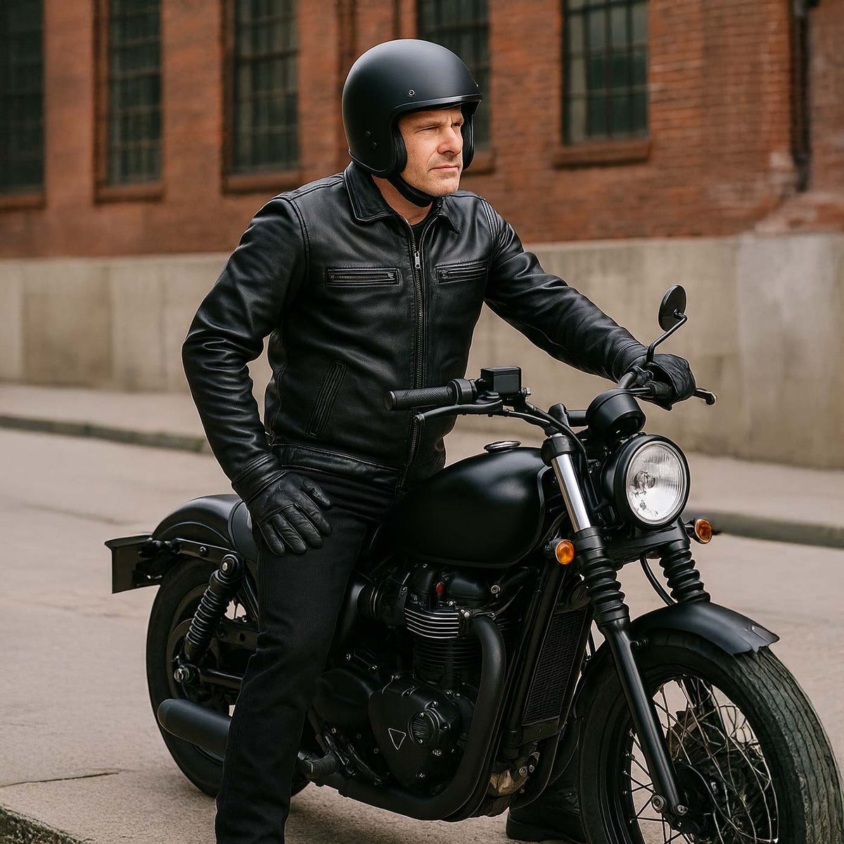 Milwaukee Leather MDM5005 Men's Black 5 Pocket Tear Resistant Motorcycle Denim Jeans Infused w/ Aramid Fibers