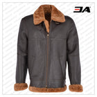 Traditional RAF Shearling Jacket For Men