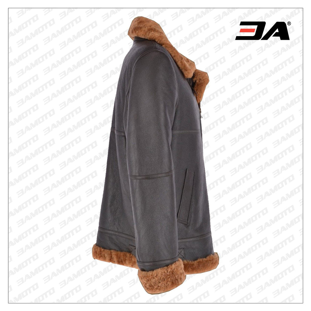 Traditional RAF Shearling Jacket For Men