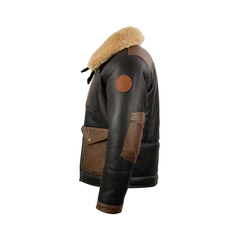 Men’s Black B3 Shearling Bomber Jacket
