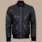 Mens Biker Bomber Jacket